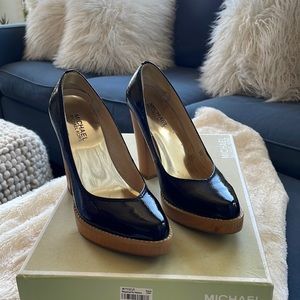 Michael Kors patten leather heels